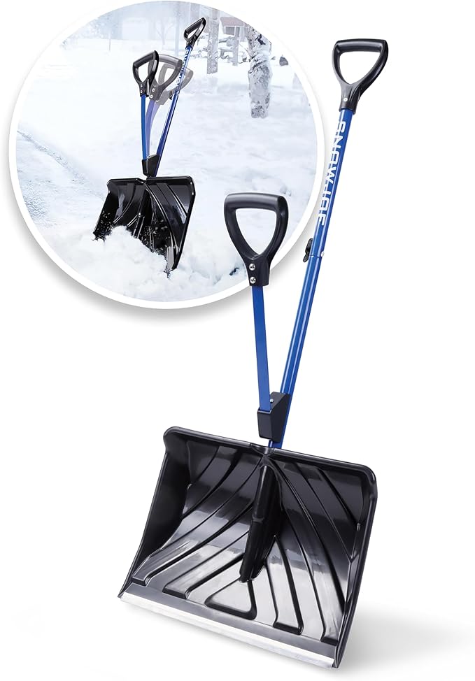 Amazon.co.jp Snow Joe SHOVELUTION SJSHLV01 18IN スプリングアシストハンドル付きのひずみ