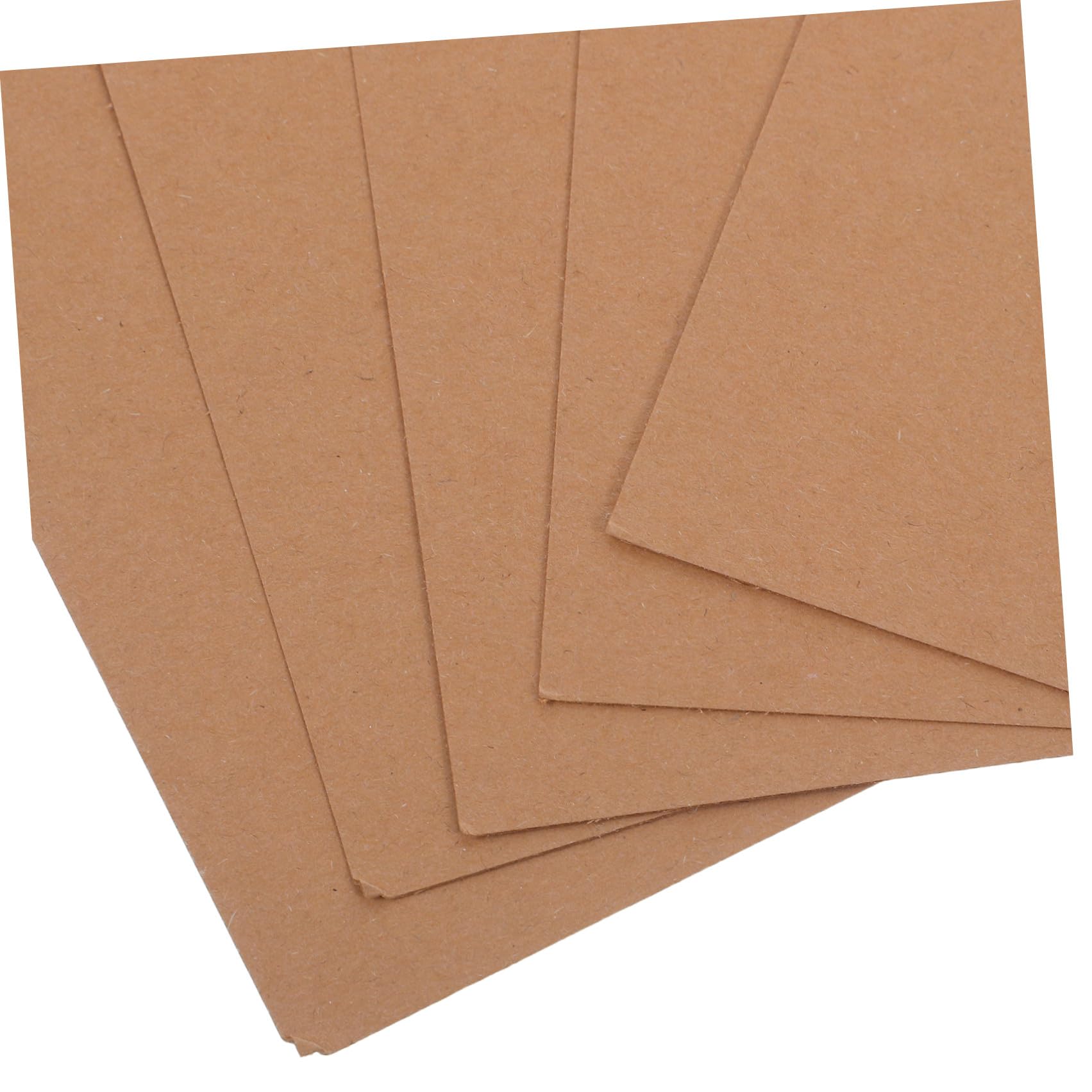 Tofficu 120 Fogli Cartoncino Kraft Marrone Khaki Resistente a Pieghe e Strappi per Creazione Biglietti e Fai da Te, Formato A4 6 Fogli per Scrapbooking e Progetti Artistici