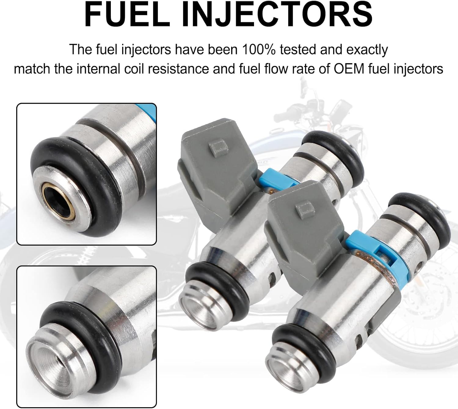 Areyourshop 2PCS Fuel Injectors 27706-07 fit for Harley DAVIDSON XL Sportst
