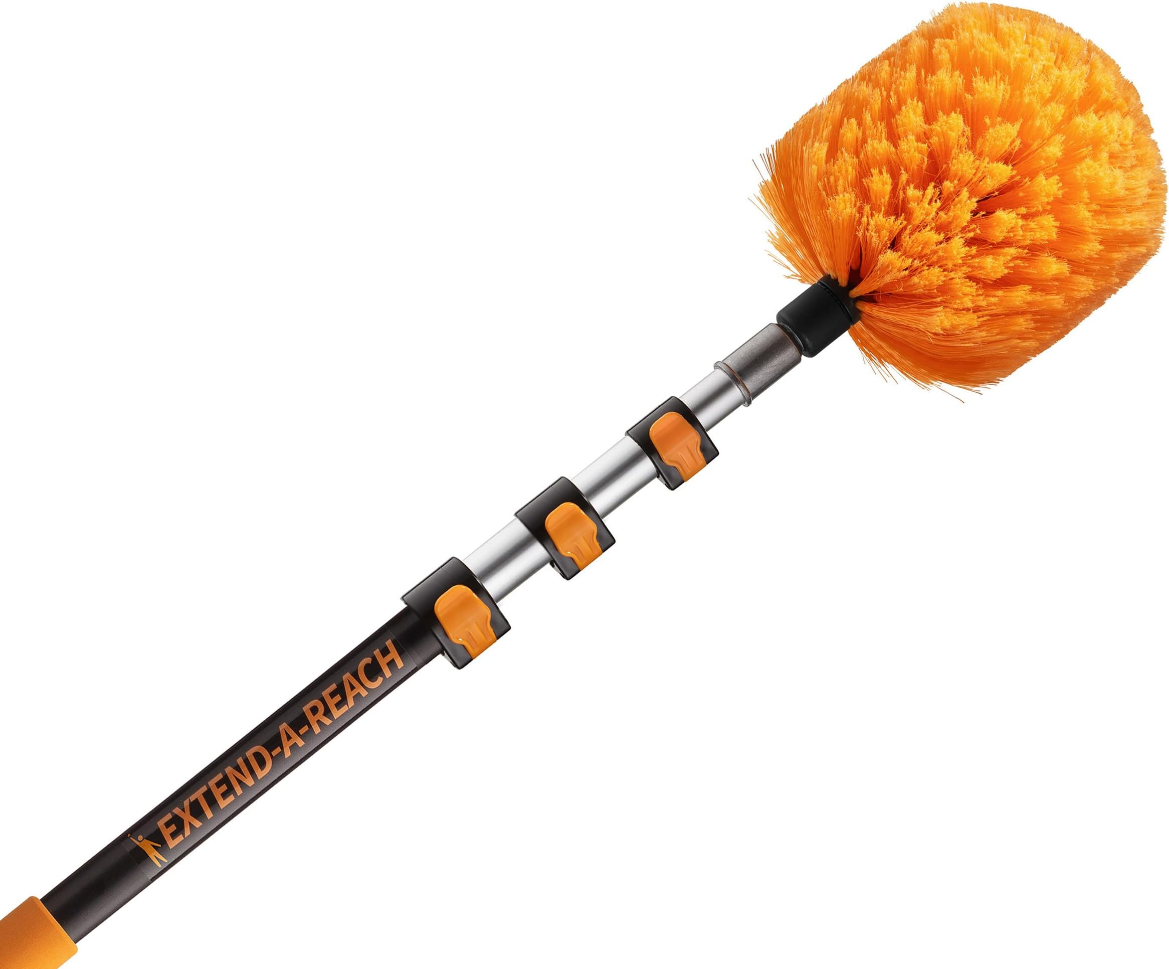 4-13 ft Cobweb Duster with Extension Pole 20 Foot High Reach
