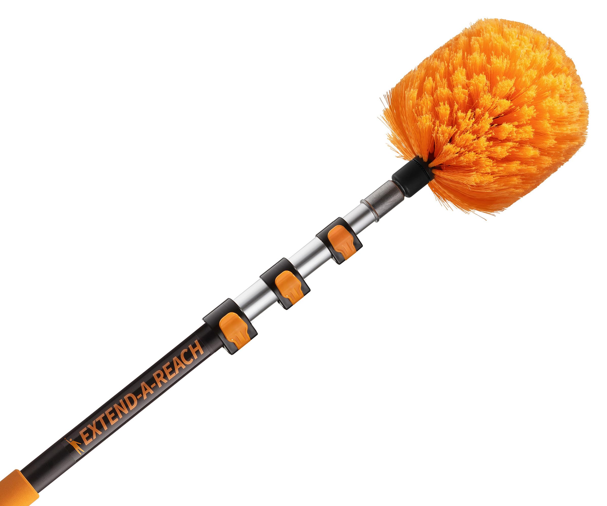 4-13 ft Cobweb Duster with Extension Pole 20 Foot High Reach