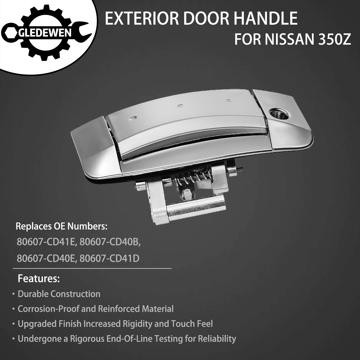 武具 user_fcd966ad NISSAN Front Door Outer Handle RH 80606-CD41E 350Z FAIRLADY Z