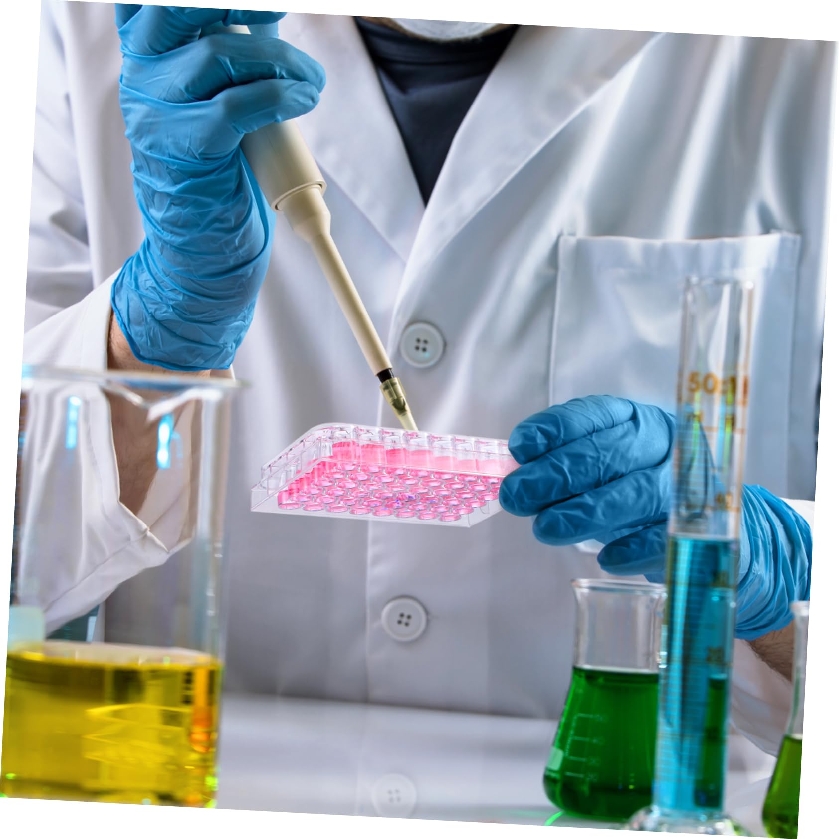 OUNONA Pocillos Microbiologia 15 Piezas De Cultivo Celular De Cultivo De Tejidos Pastillero Para Bandeja Vacía Placas De Agar y Platos De La Cultura De Cultivo Para Plato De Cultivo