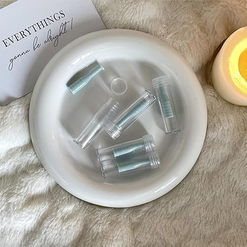 10 piezas de herramienta de extracción de lentes de contacto duras para lentes RGP y esclerales con estuche transparente, removedor de inserción de