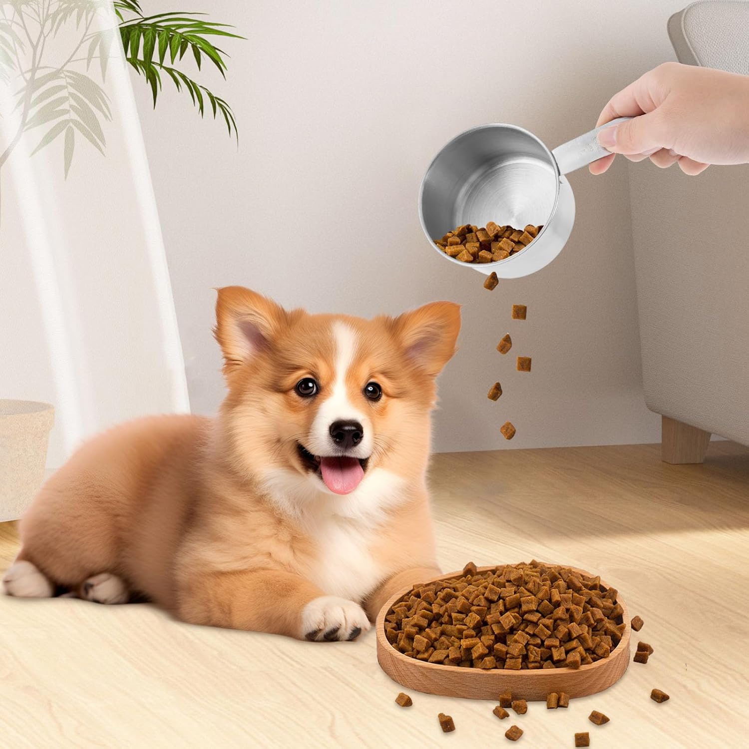 6 pcs 1 Cup Measuring Cup, Stainless Steel Measuring Cups, 250 ml | 240 cc | 8 oz | Engraved Marking Single Measuring Scoops, Metal Measuring Cup for Kitchen Baking & Cooking