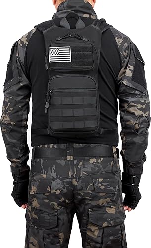 Vista 5 de ATBP Chaleco de hidratación para correr, con aislamiento térmico, 3L, TPU, bolsa de mochila táctica para ciclismo, senderismo, mochila para hombres