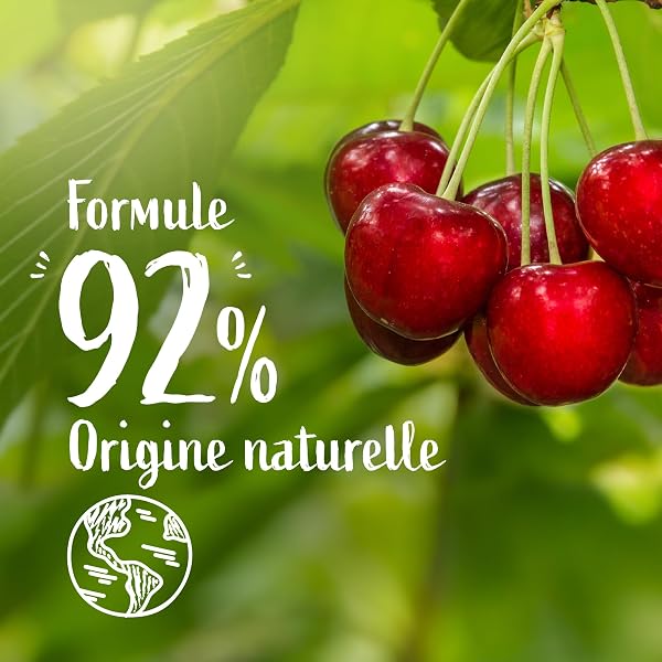 Le Petit Marseillais | Gel Douche Extra Doux Réconfortant Cerise & Jasmin (flacon de 250 ml) – 92% d'ingrédients d'origine naturelle – pH neutre pour la peau et sans colorant - 5