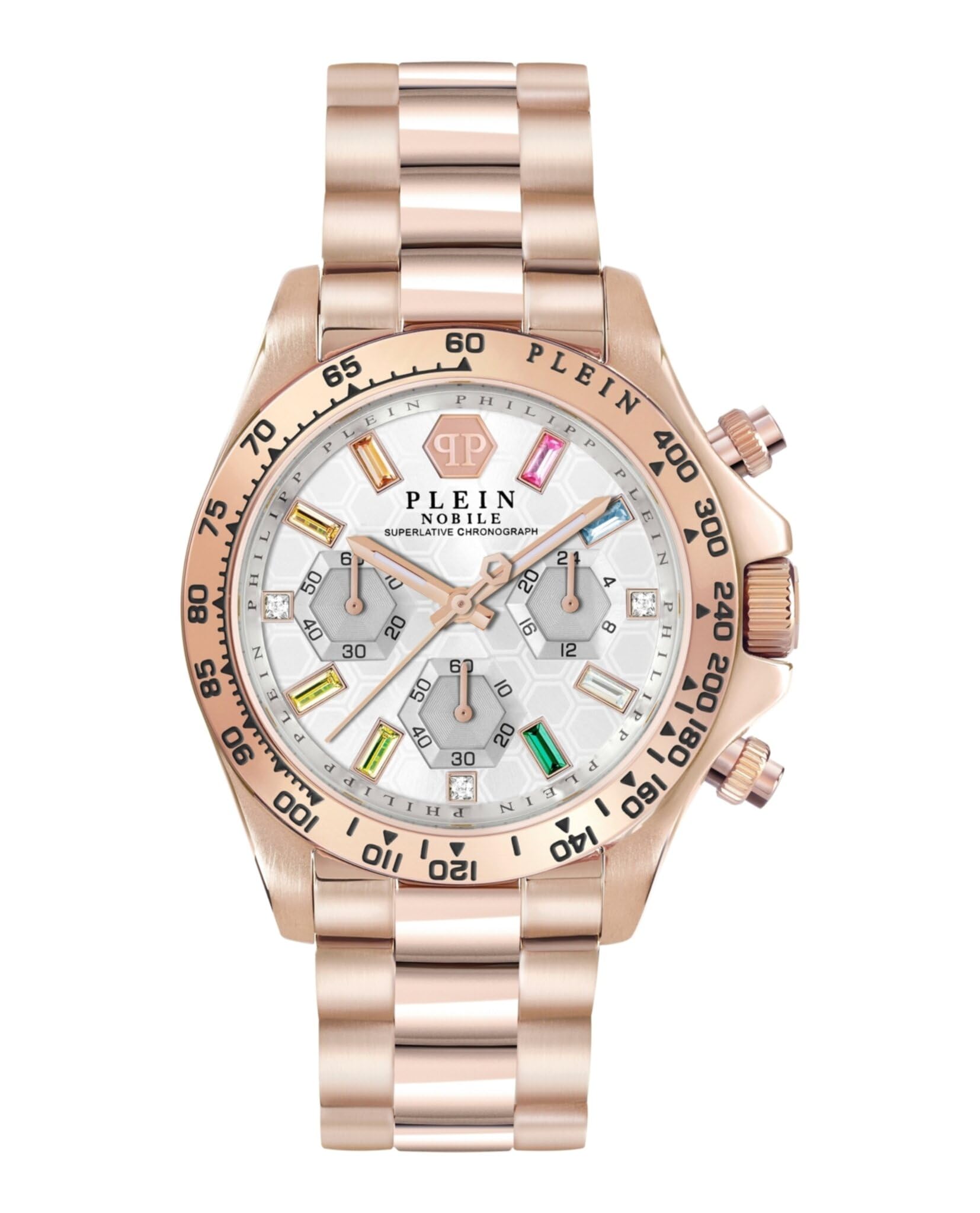 Philipp Plein Rose Gold Womens Chronograph Watch Nobile Lady PWSBA0323