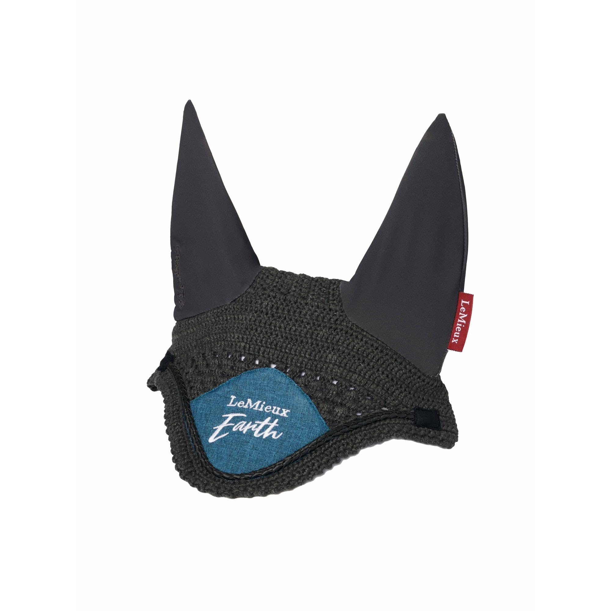 Fly Hood Ocean LeMieux Earth bonnet anti-mouches cheval taille Large éco-responsable