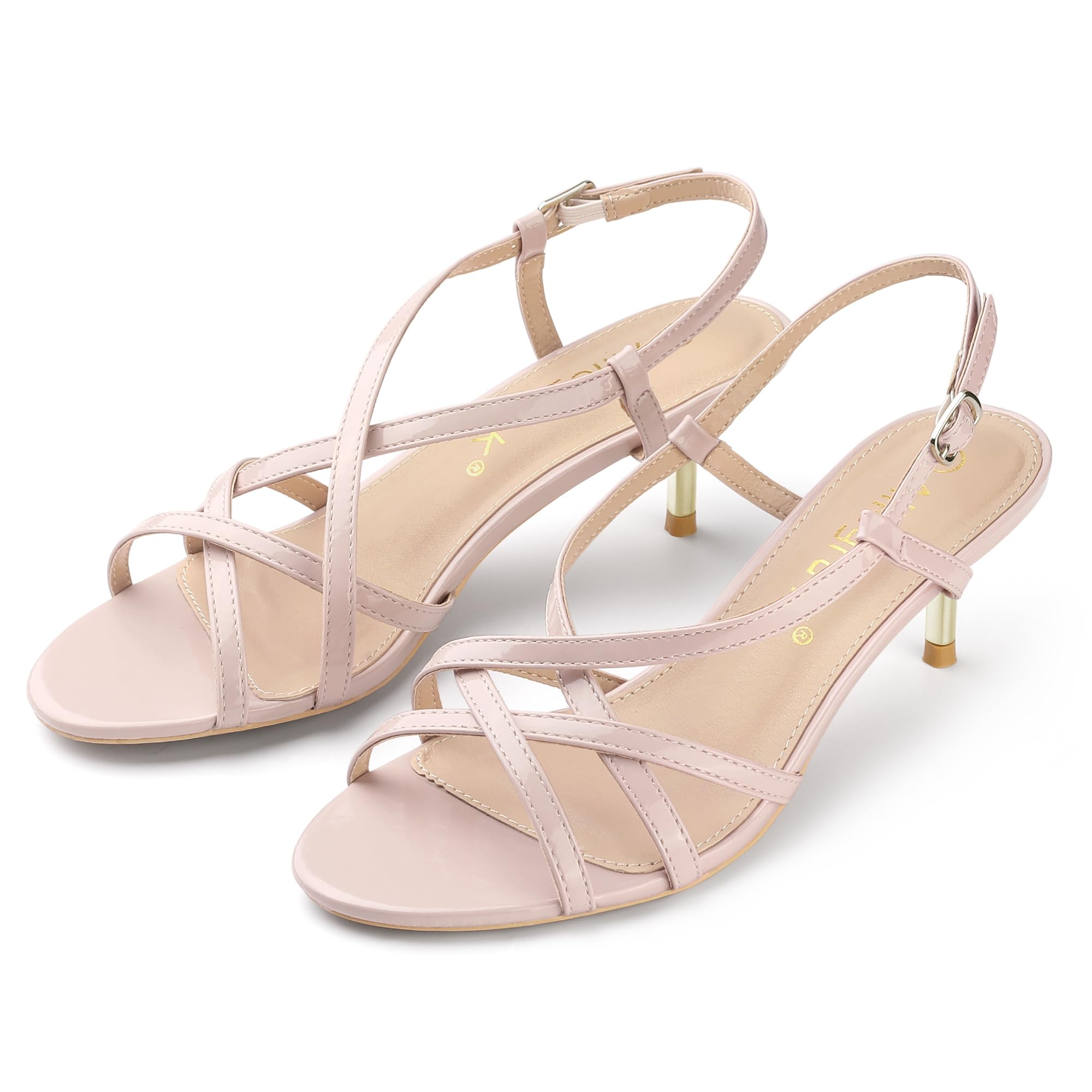 Allegra K Slingback Strappy, Sandalia con tacón Mujer