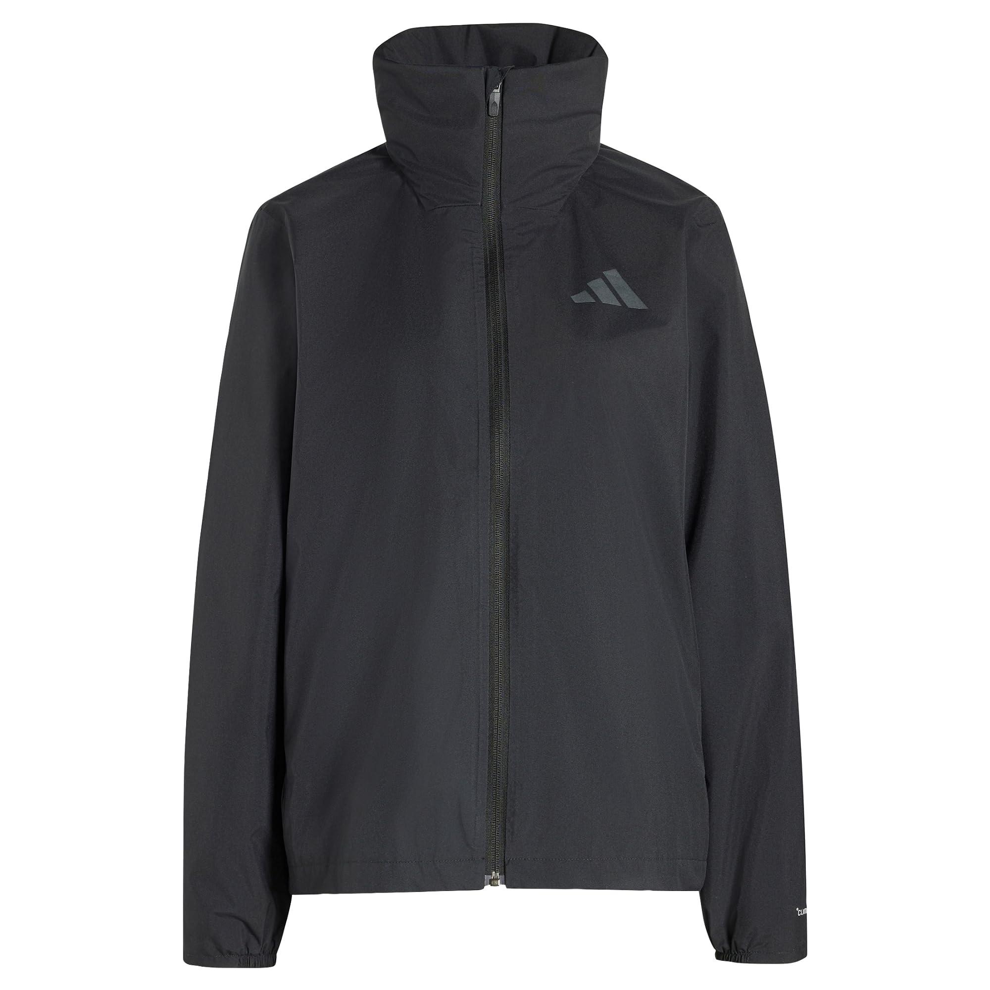 adidas Women's Terrex Multi Essentials 2 Layer Climaproof Rain Coat, black, M
