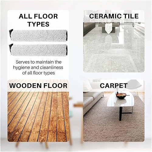 Miniatura 4 de NUSHKE Rodillos de cepillo de repuesto para aspiradora. Compatible con Tineco IFloor 3 Floor One S3 IFloor 2. Kit de accesorios de repuesto para