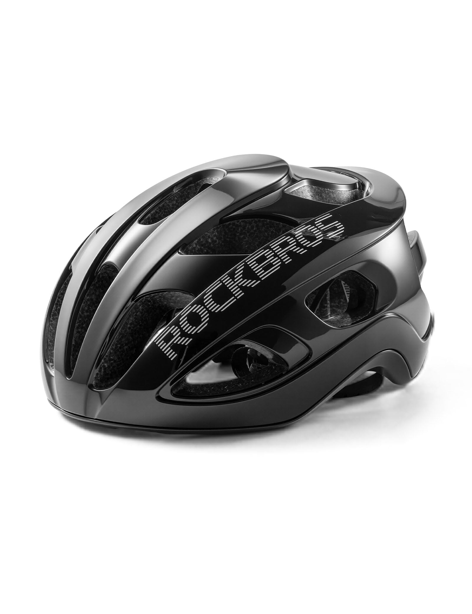 ROCKBROS Casco da bici, leggero e regolabile, per mountain bike e bici da strada, per adulti, 240 g, aerodinamica, ultraleggero, per uomo e donna, mountain bike, ibrido, pendolarismo, ghiaia, 58-62 cm