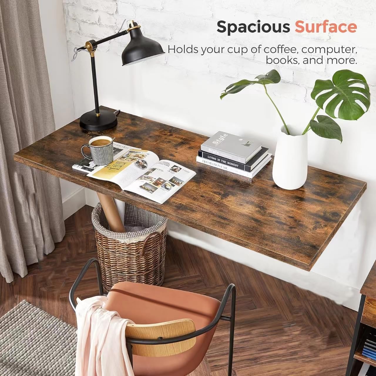 Folding Wall Table Wall Folding Table Wall Mounted Folding Table Drop Down Wall Mounted Table Workbench for Laundry Office Study Bedroom Kitchen Dining Room（90cm*30cm）