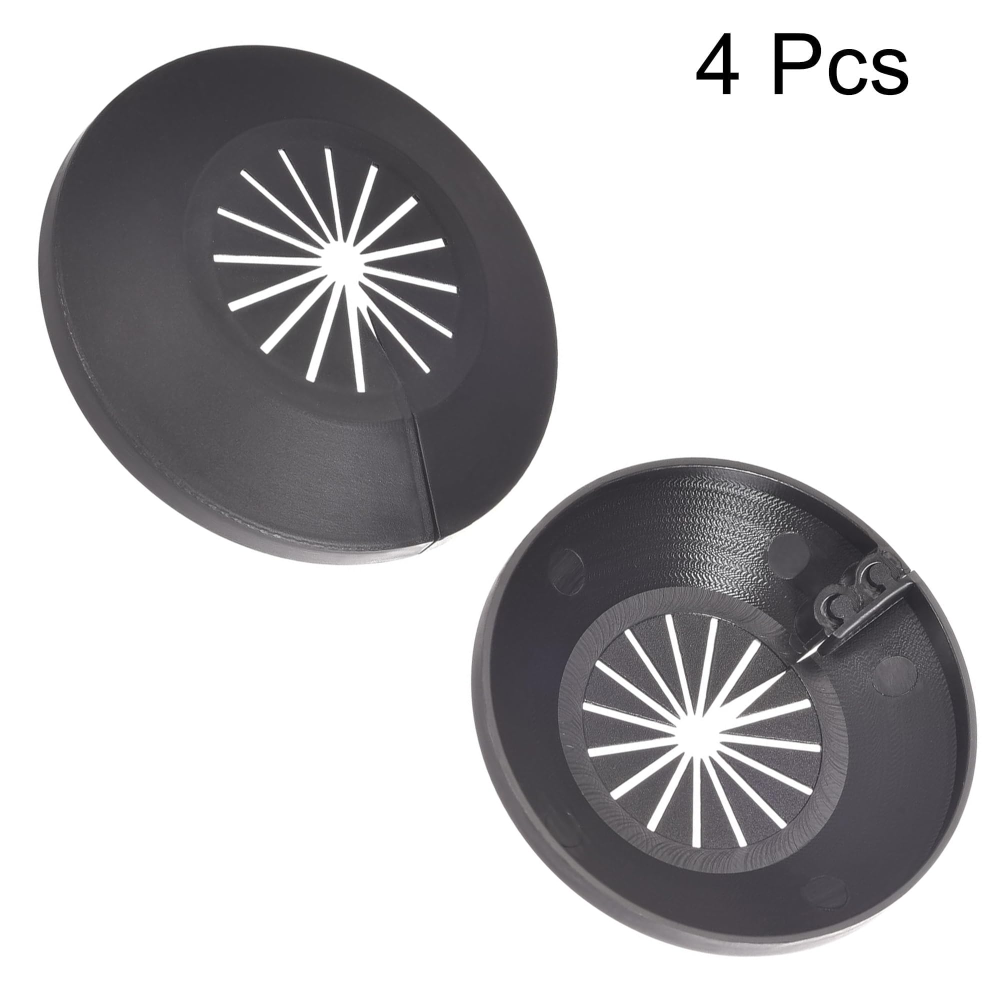 TOP-VIGOR 4pcs 15mm-25mm Pipe Cover Decoration, PP Plastic Escutcheon Pipe Collar for Water Pipe Drain Line - Image 4