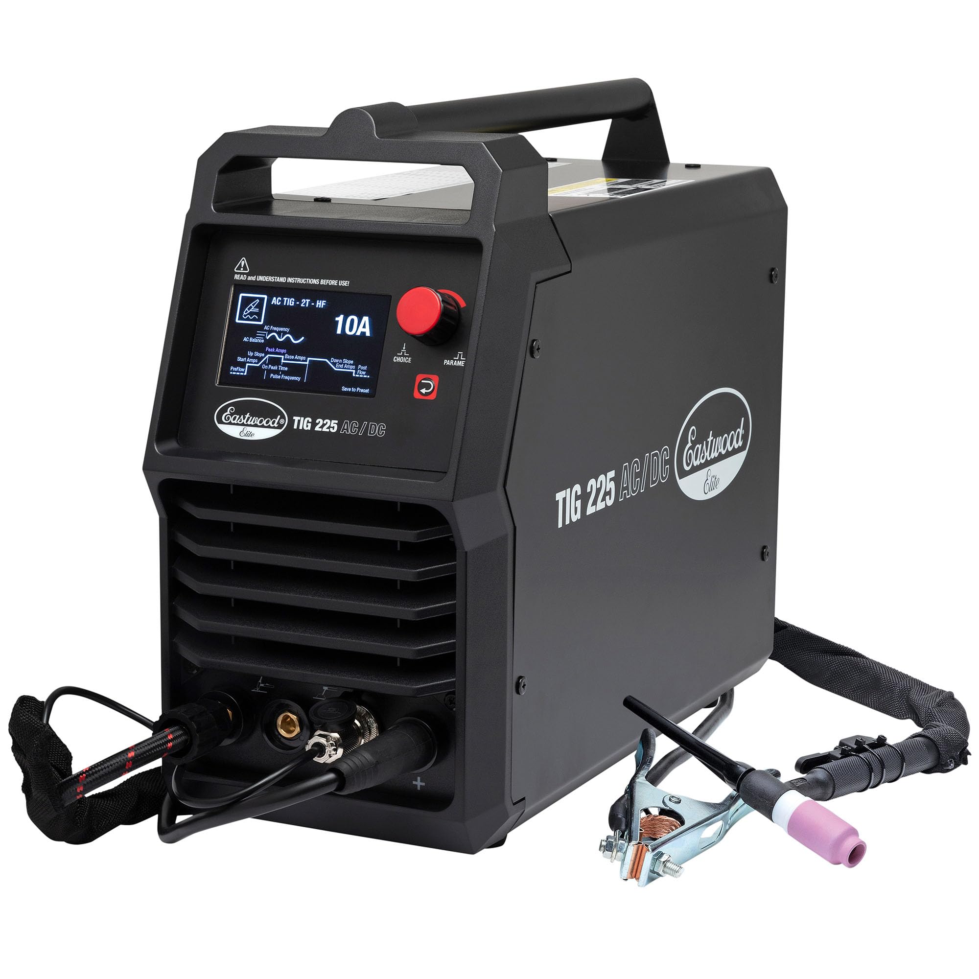 Eastwood Elite TIG 225 AC/DC Digital Tig Welder and Stick Welding Machine
