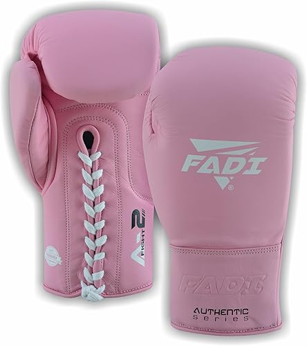 Authentic Series A2 - Guantes de boxeo unisex con cordones, piel de vaca auténtica, óptimos para boxeo, artes marciales, artes marciales y sparring