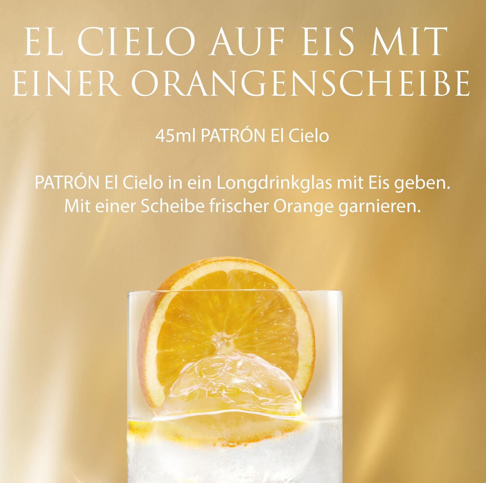 PATRON EL CIELO Premium Silver Tequila, 40% Vol., 70cL / 700mL, Alkohol aus 100% Weber Blue Agave, wird in kleinen Chargen in Mexiko handgefertigt