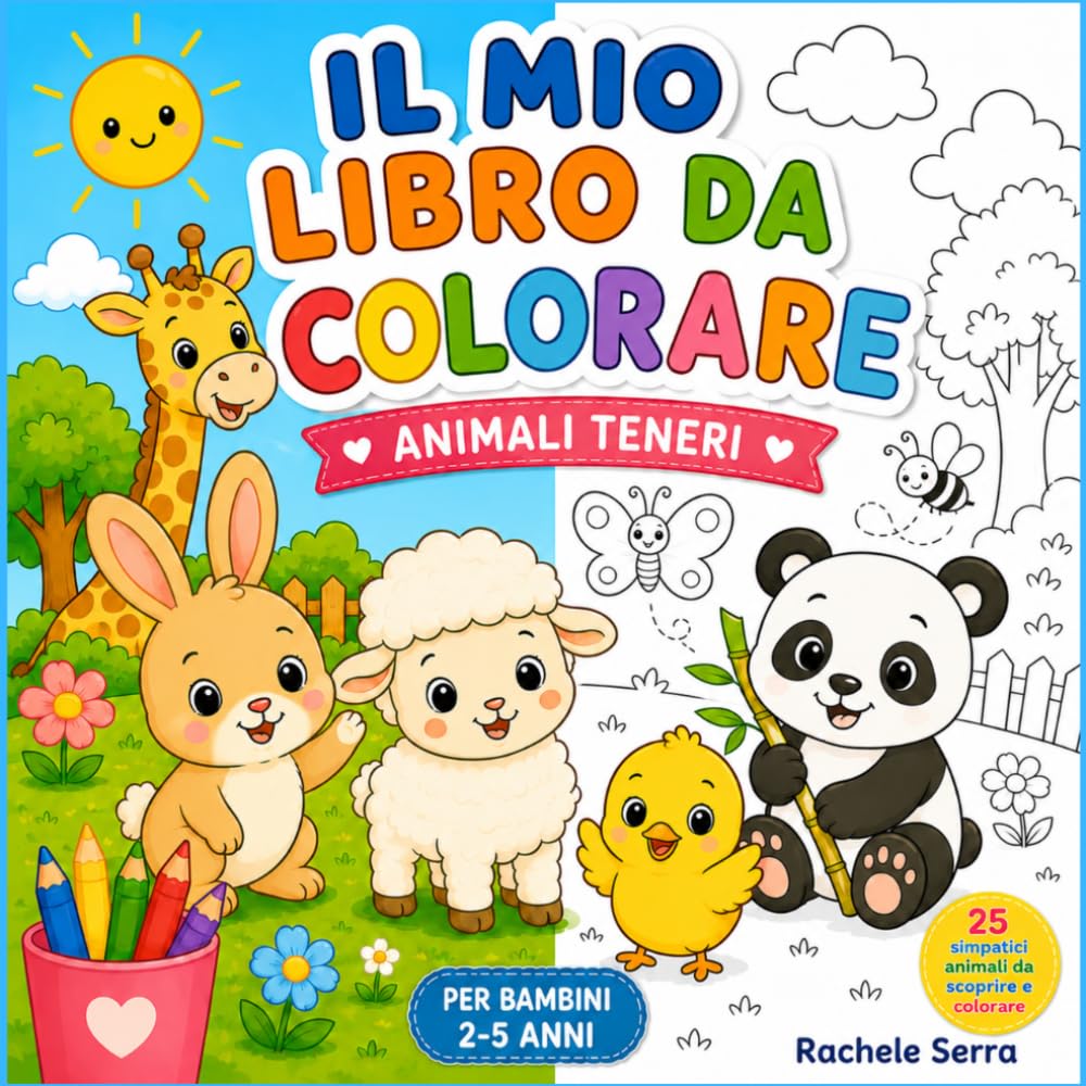 Il Mio Libro da Colorare: Animali Teneri