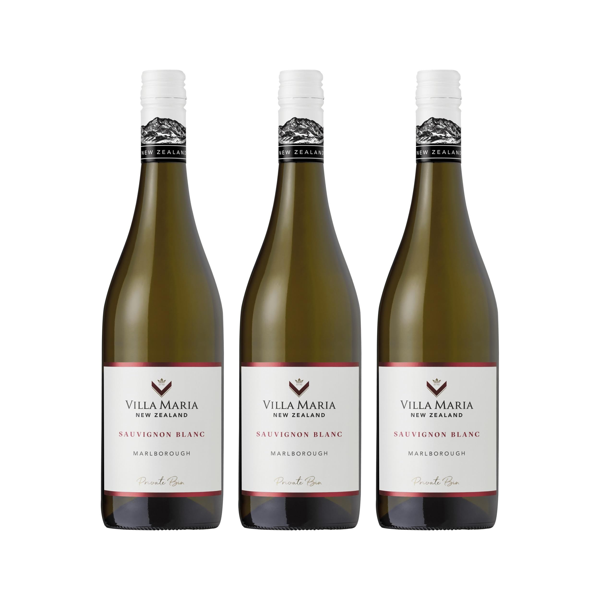 Villa Maria Private Bin Sauvignon Blanc trocken trocken Weisswein Wein Deutschland inkl. FeinWert E-Book (3 x 0.75 l)