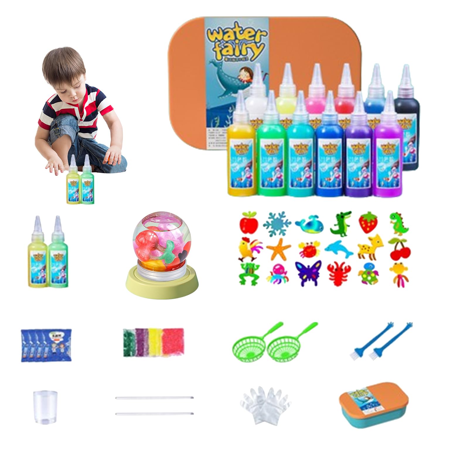 Kit de Gel Aquatique Aqua Fairy : jouet créatif 3D fait main pour enfants