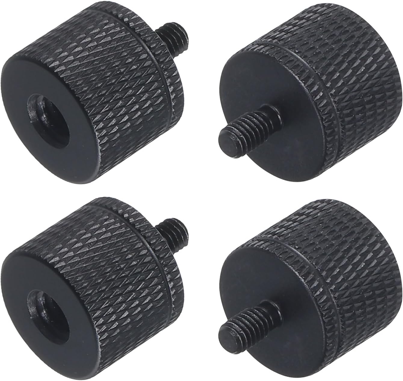 Amazon.com: MECCANIXITY 4Pcs Mic Stand Adapter 1/4 Female to M4 Male ...