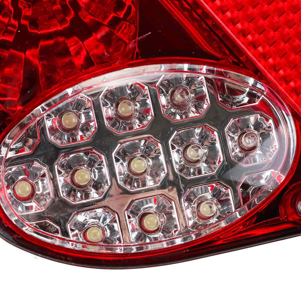 1 paio di fanali posteriori per auto a LED, per camion, fanali posteriori, 12 V-24 V, per piccoli veicoli