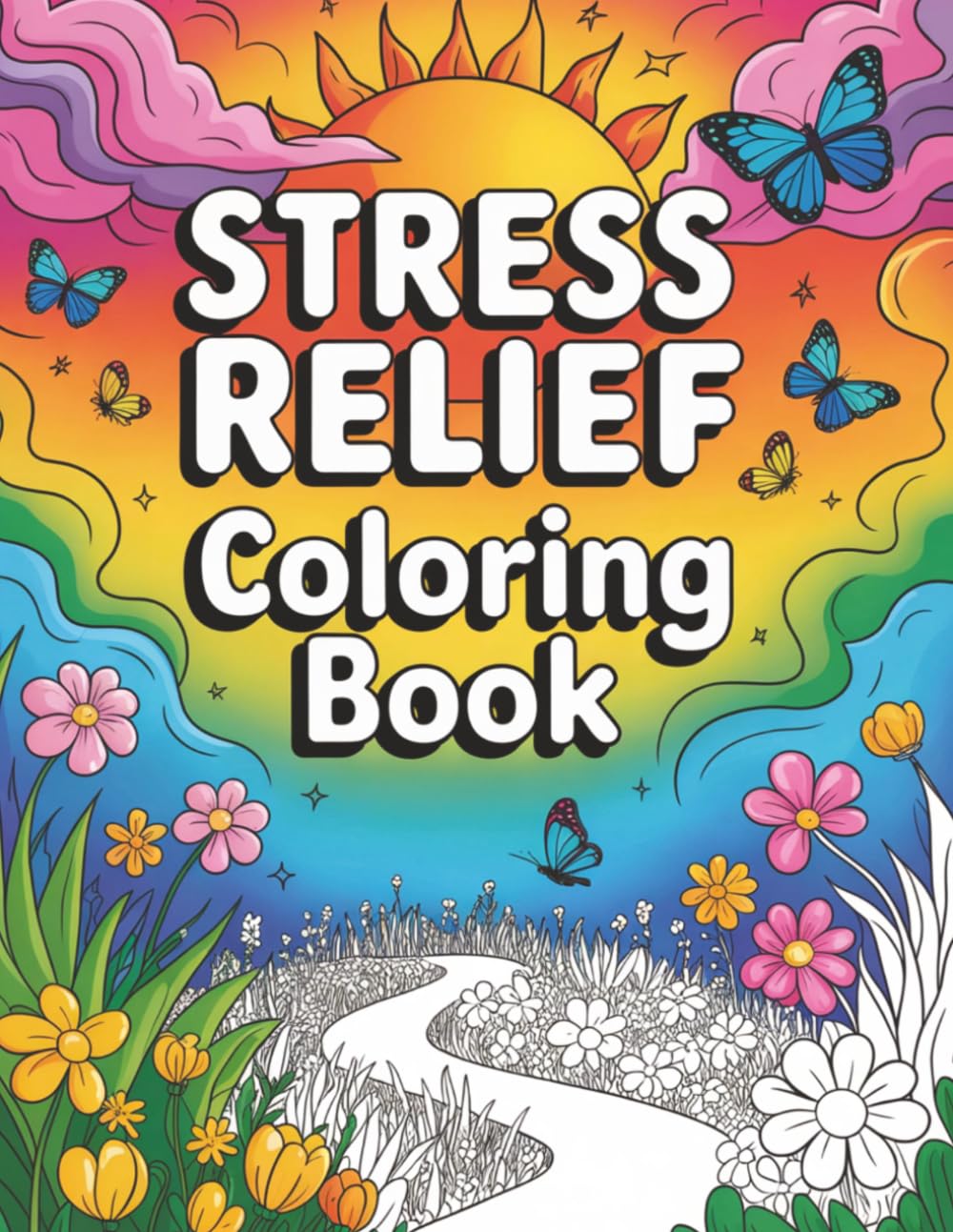 Stress Relief Coloring Book
