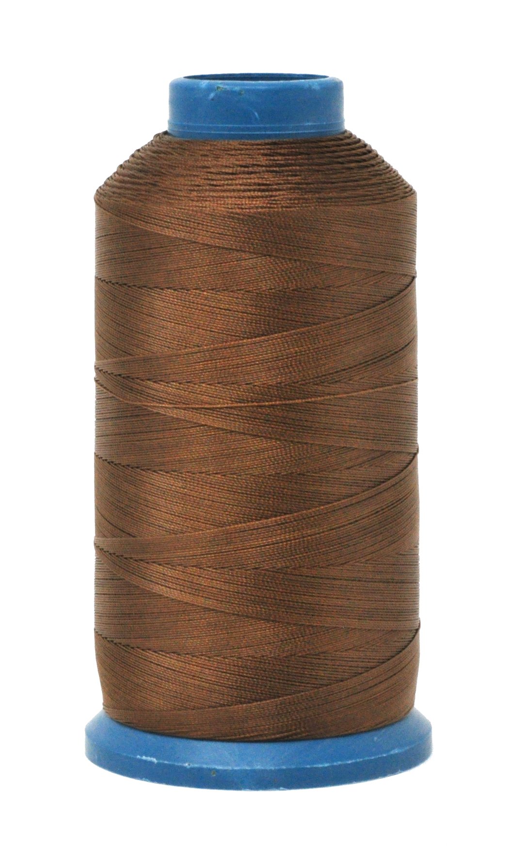 Mandala Crafts Bonded Nylon Thread Russet Brown Heavy Duty Sewing Threads - 1500 YDs Size 69 210D T70 Tex 70 Thread for Leather Jeans Weaving Outdoor