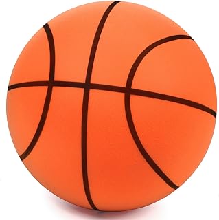 Silent Basketball, Quiet Basketball Dribbling Indoor, 2025 New Solid Foam Silent Basket-Ball Size 7, Quick-Rebound Training Ball for Quiet Dribbling and Indoor Training, Various Activities (9.4 in)