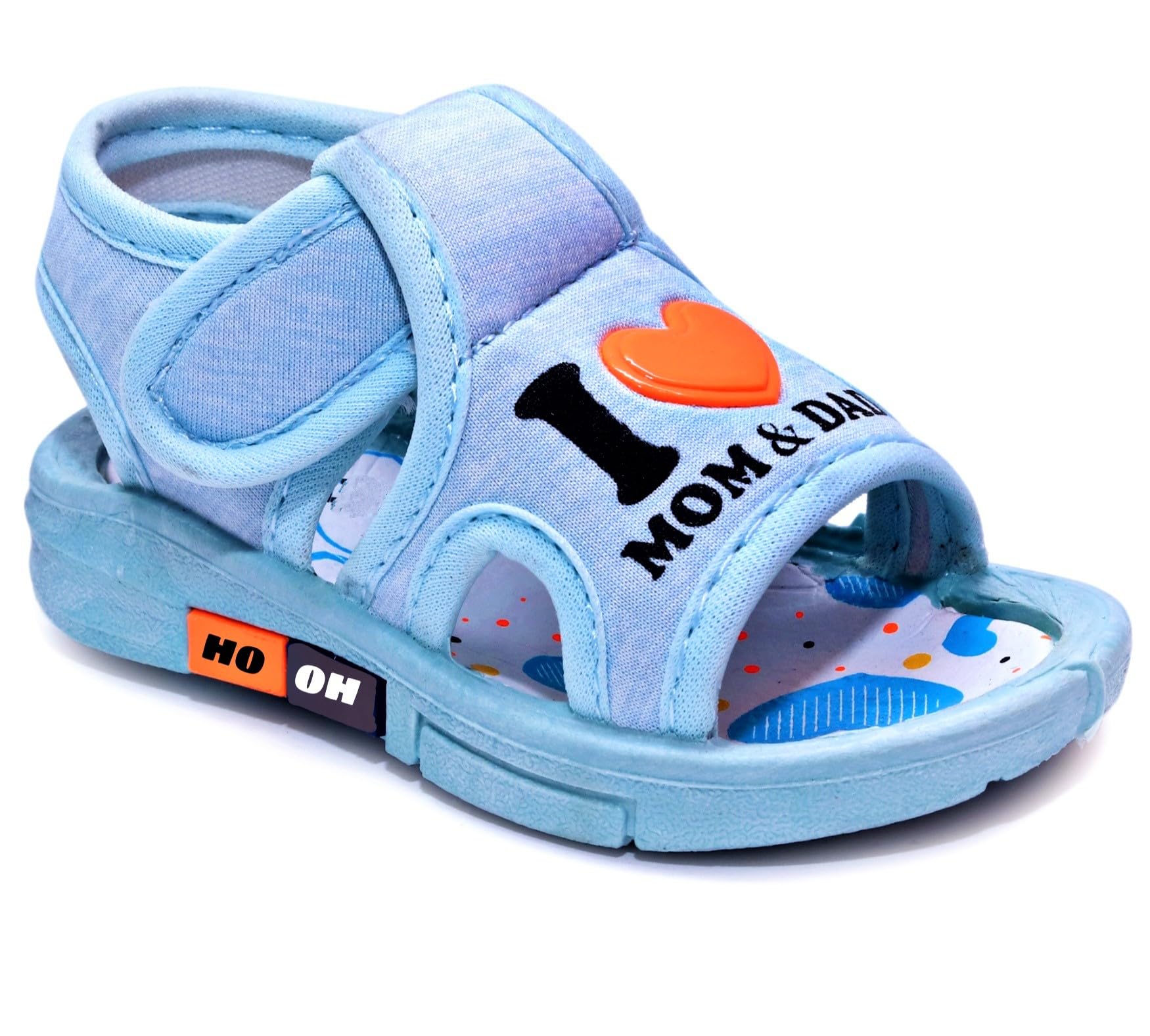 HOOH Kids Chu-Chu Sound Musical First Walking Sandals and shoes for Baby Boys and Baby Girls Of Age 0 Months to 3 Years