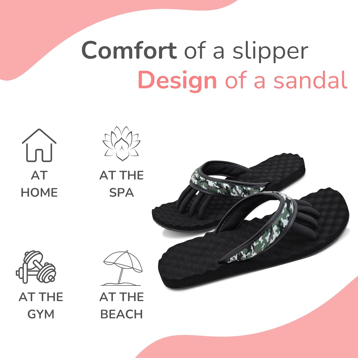 Sandália feminina de pedicure ortopédica de EVA – Sandálias femininas confortáveis com suporte de arco para casa, salão, ioga e academia – chinelos com separadores embutidos… em promoção! Veja a oferta e mais achadinhos de Chinelos & Pantufas 5 Hoje é o melhor dia para comprar Sandália feminina de pedicure ortopédica de EVA – Sandálias femininas confortáveis com suporte de arco para casa, salão, ioga e academia – chinelos com separadores embutidos… com aquele preço maroto! Promoção! Aproveite a oferta! 5