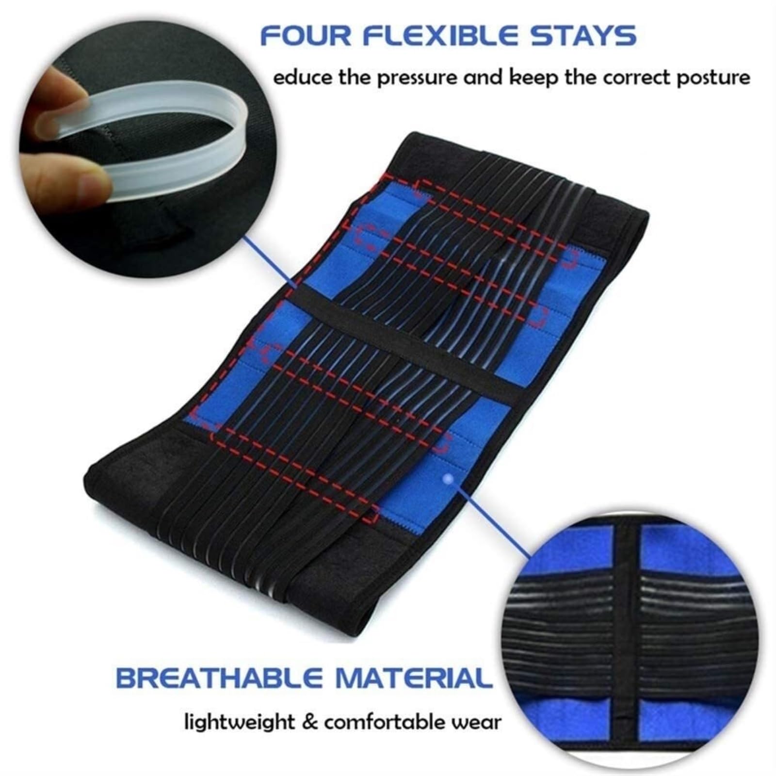 Faja Lumbar Faja Ortopédica De Compresión para La Zona Lumbar, Cinturón De Soporte para La Cintura Y La Cadera Cinturón Apoyo Lumbar(XL)