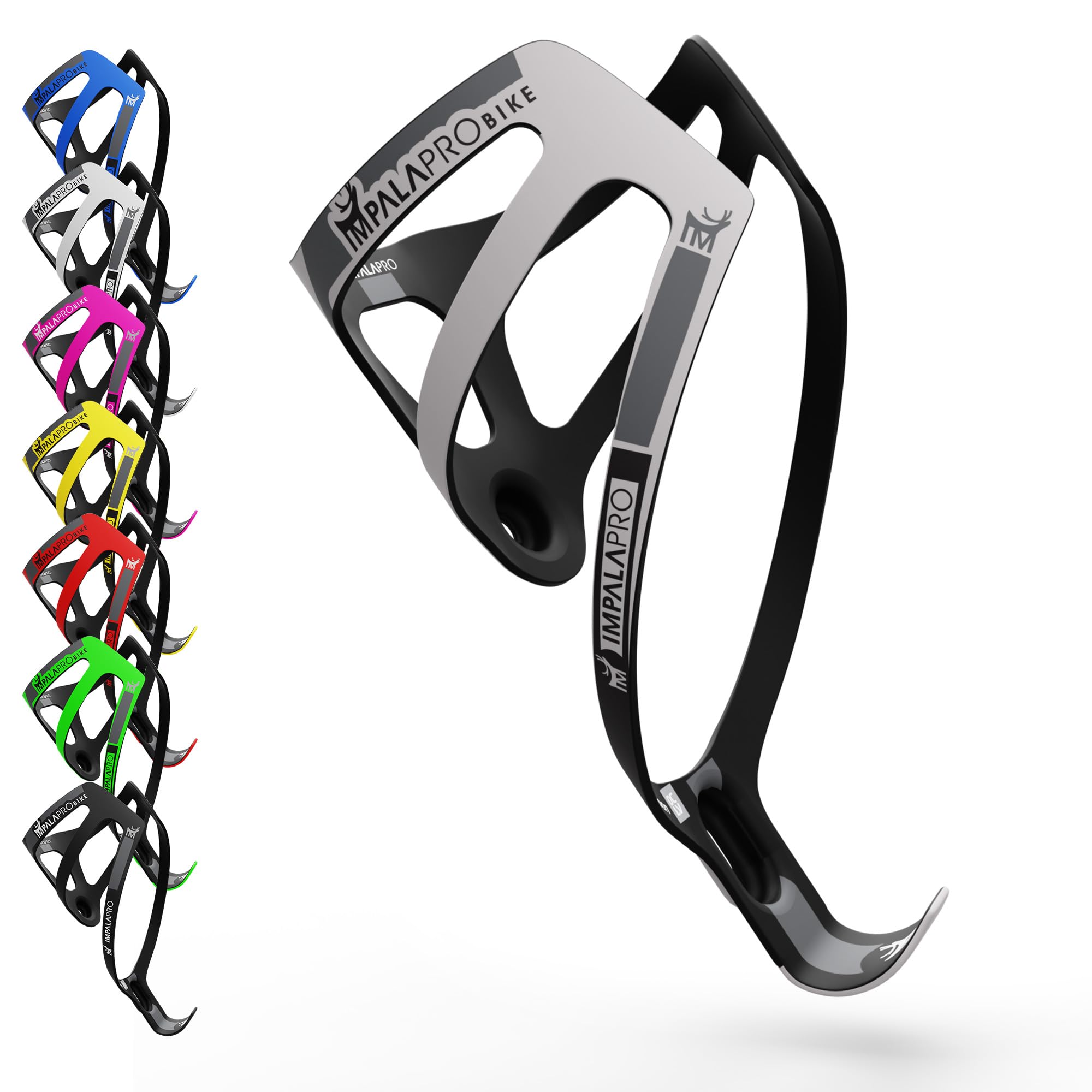 IMPALAPRO Ultralight Full Carbon Bottle Cage 18gr, Bike Bottle Holder, Bike Drinks Holder