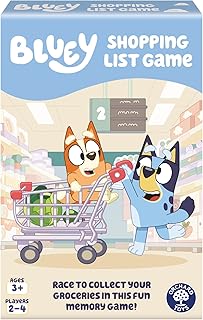 Orchard Toys Official Bluey Shopping List Matching and Memory Game for children age 3