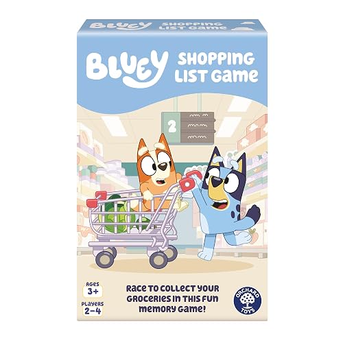 Orchard Toys Official Bluey Shopping List Matching Game for Kids Age 3+