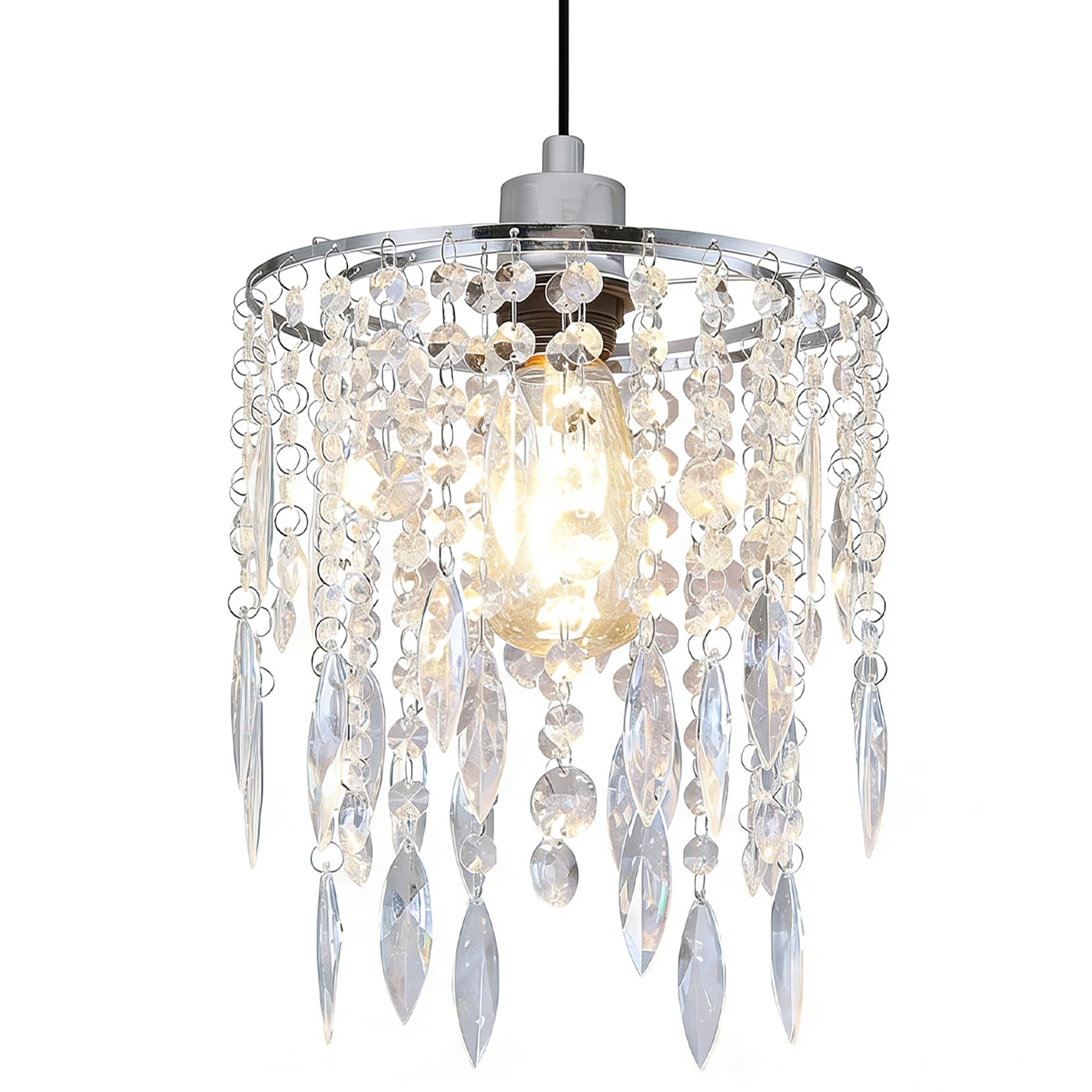Crystal Beaded Mini Pendant Light Shade