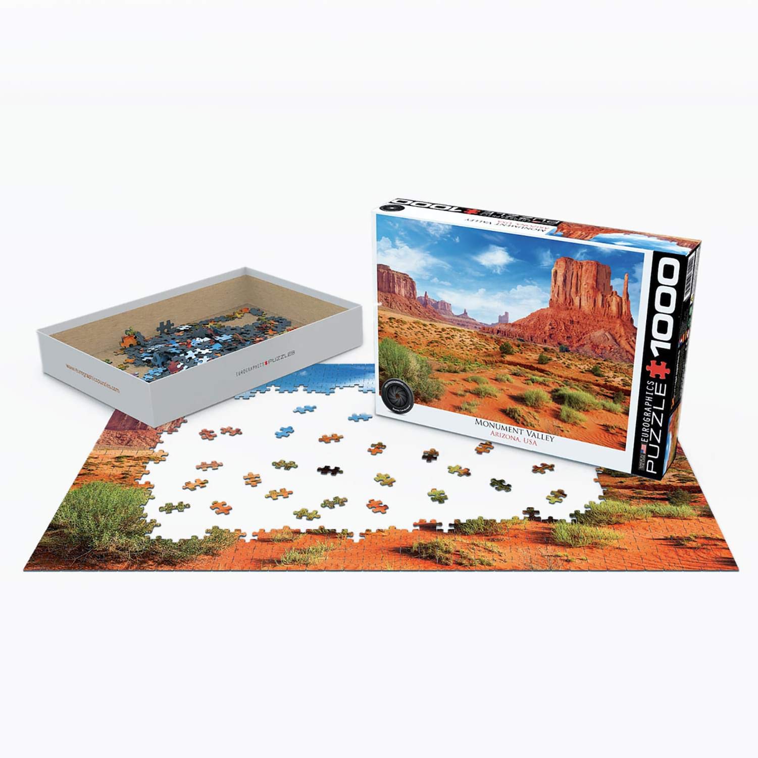 Amazon.com: EuroGraphics Monument Valley 1000-Piece Puzzle, White
