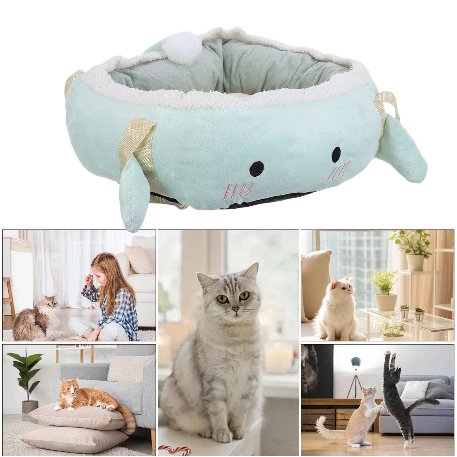 Hamaca Para Gatos Interior Hamaca Dormitorio Para Cachorros | Asiento de Ventana para Cachorros Para Dueños de Mascotas y Amantes de los Animales en Apartamento Hogar Oficina Salón y