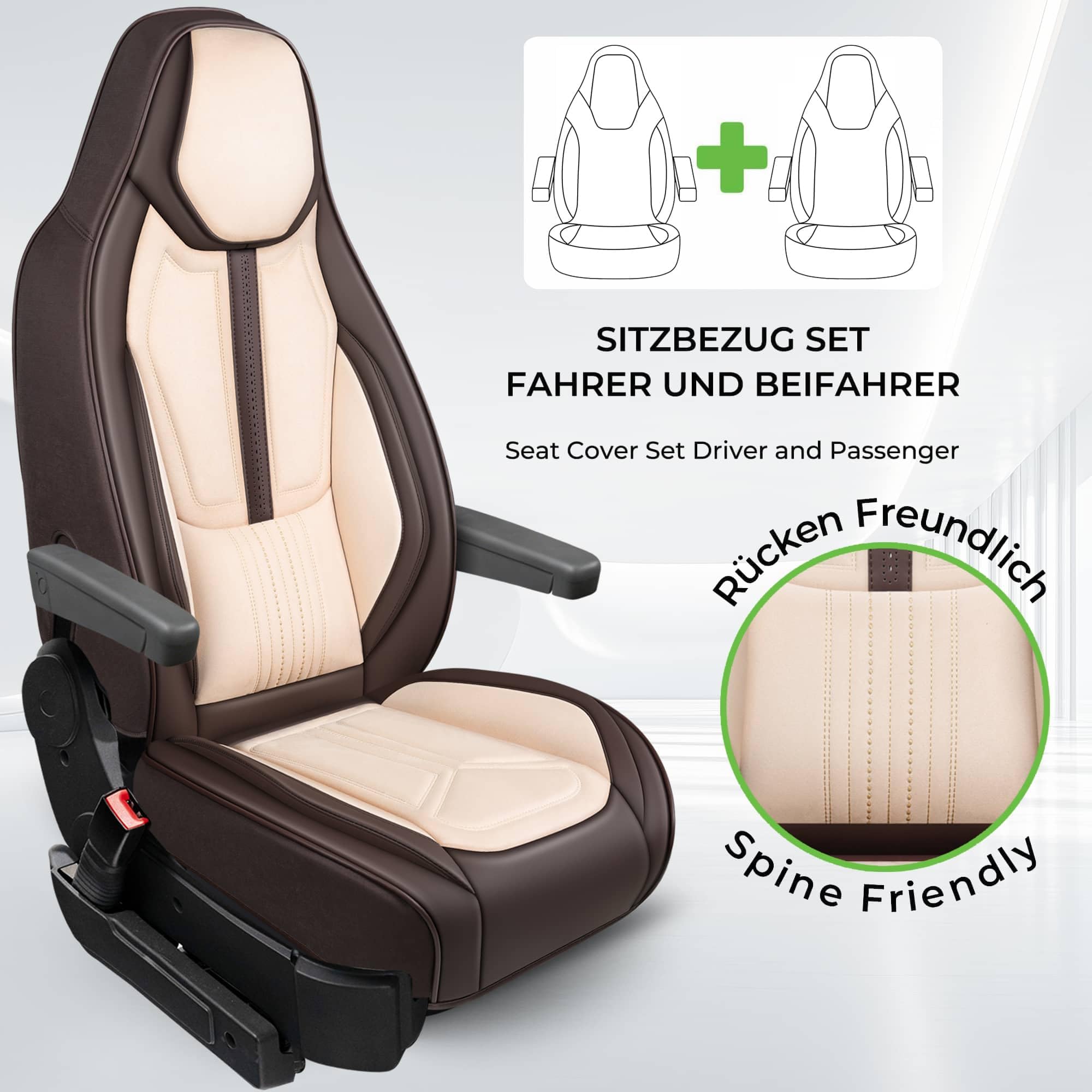 Wohnmobil Sitzbezüge für Fiat Ducato Jumper Boxer WDS8