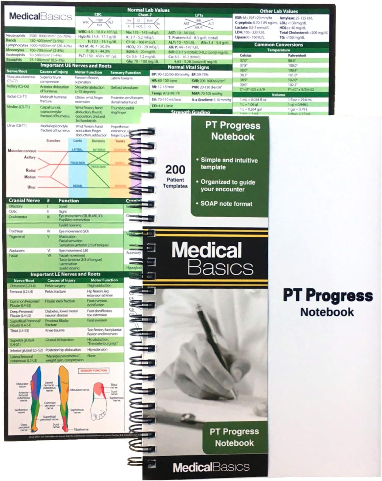 Medical BasicsPT Progress Notebook - Physical Therapy Journal in Progress Note SOAP format