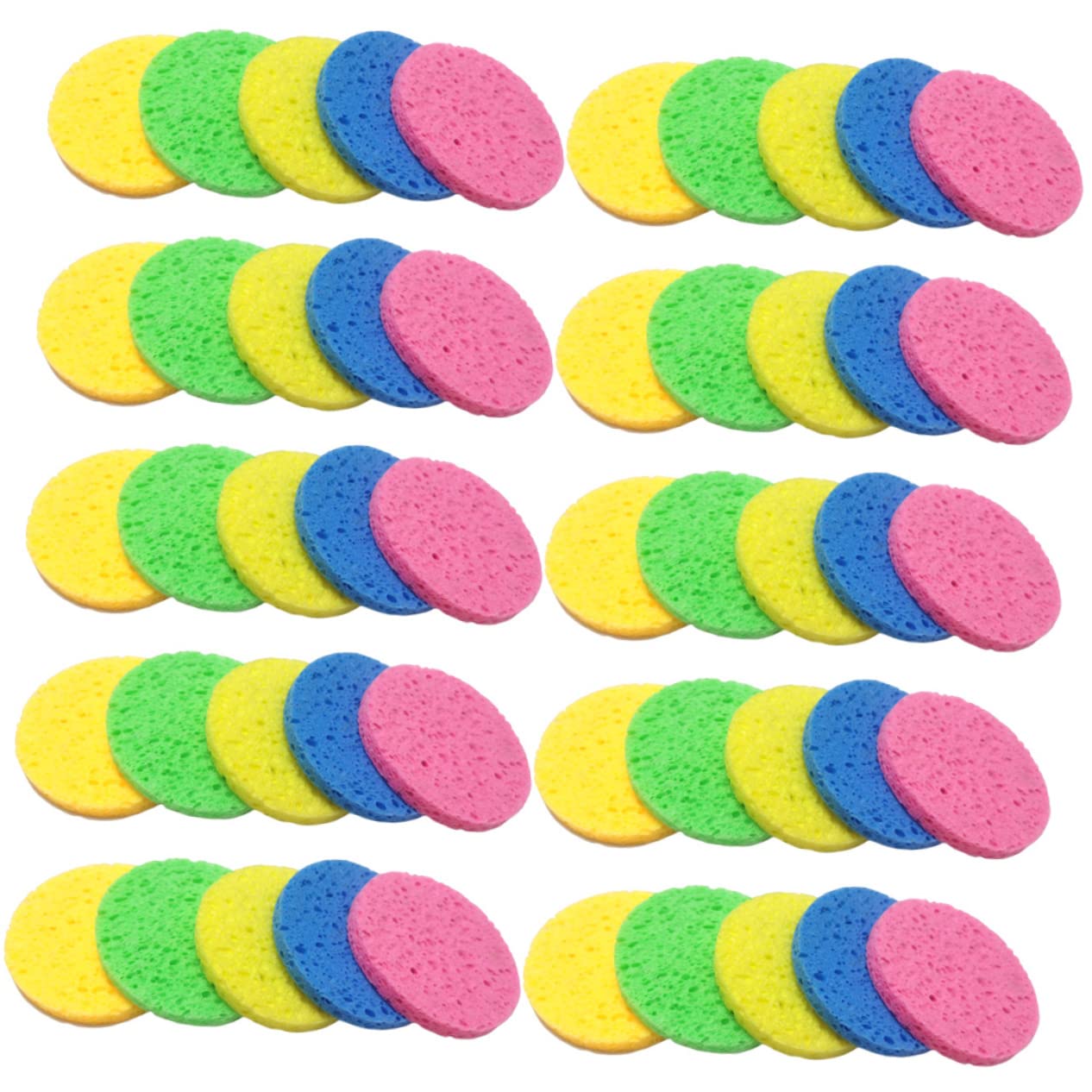MAGICLULU Set Di 3 Spugne Struccanti Riutilizzabili Per Il Viso Per La Pulizia Spugne Delicate Per Il Viso Per Estetisti Morbide E Delicate 50 Pezzi*3