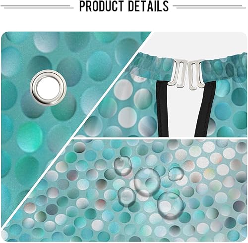 Miniatura 4 de Rainbow Glitter Barbers Capes Adjustable Barber Cape, Long Makeup Cape 64.9 In x 55.1 In