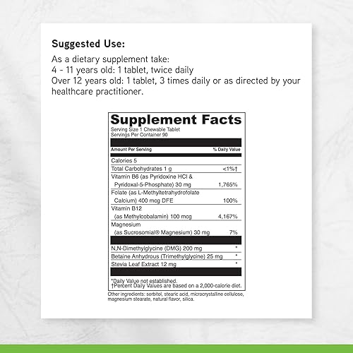 Miniatura 6 de DAVINCI Labs Focus Chewable - Suplemento para apoyar el comportamiento, la salud cerebral y la salud inmunológica para niños* - con vitamina B6,