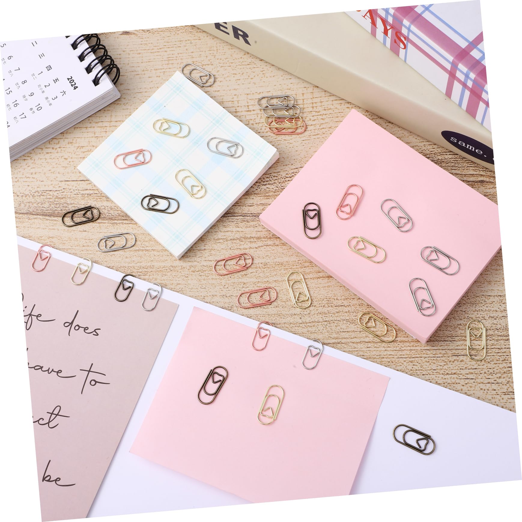 DOITOOL 5 Set Graffette Fermagli Per Carta Per Scuola Cancelleria E Ufficio Per Organizzazione Documenti E Segnalibri 200 Pezzi * 5