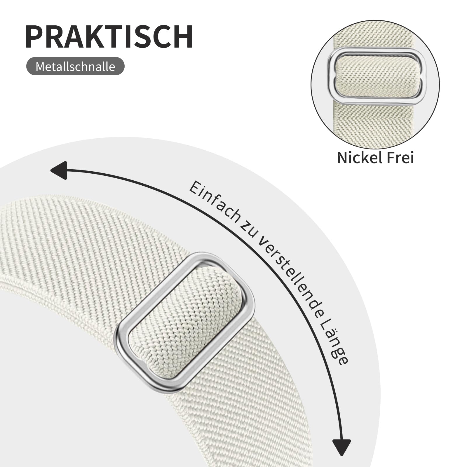chinbersky 3 elastyczne nylonowe paski kompatybilne z Xiaomi Smart Band 9 Pro / 8 Pro, materiałowy, regulowany, rozciągliwy, sportowy pasek do Xiaomi Redmi Watch 5/Watch 4, dla mężczyzn i kobiet