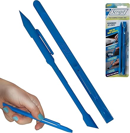 Scrigit Scraper No-Scratch Plastic Scraper Tool, 2 Pack - The