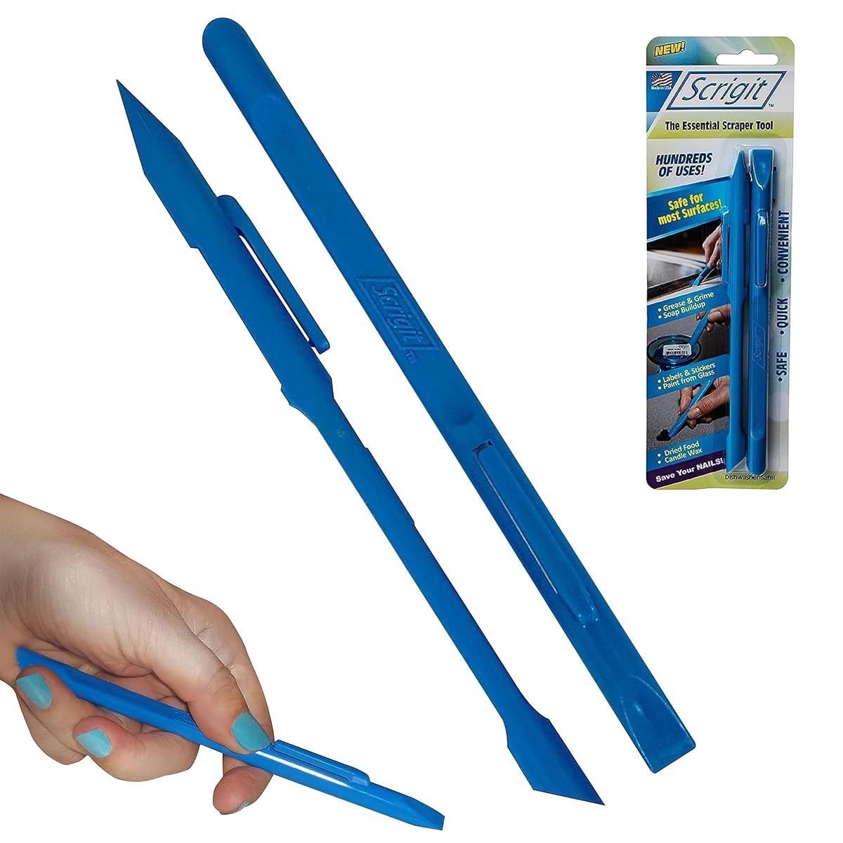 Scrigit Scraper Scratch Free Cleaning Tool (Pack of 2)