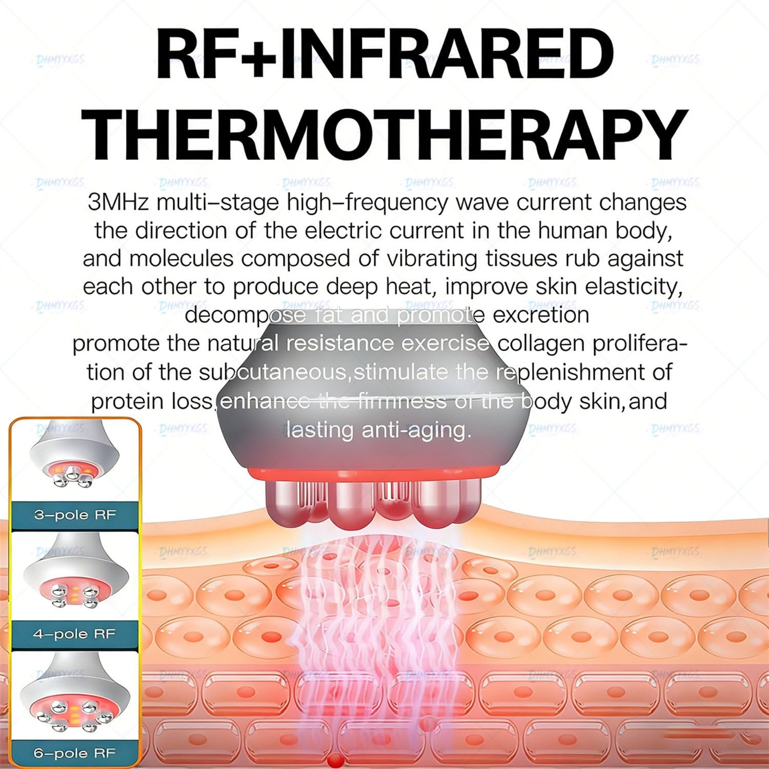 Radiofrequenza Viso E Corpo,Crioterapia Macchinario,9 in 1 80KHZ Cavitazione Sottovuoto,Brucia Grassi/Rimozione Cellulite/Ringiovanimento Pelle,Microcorrente & Fotoringiovanimento