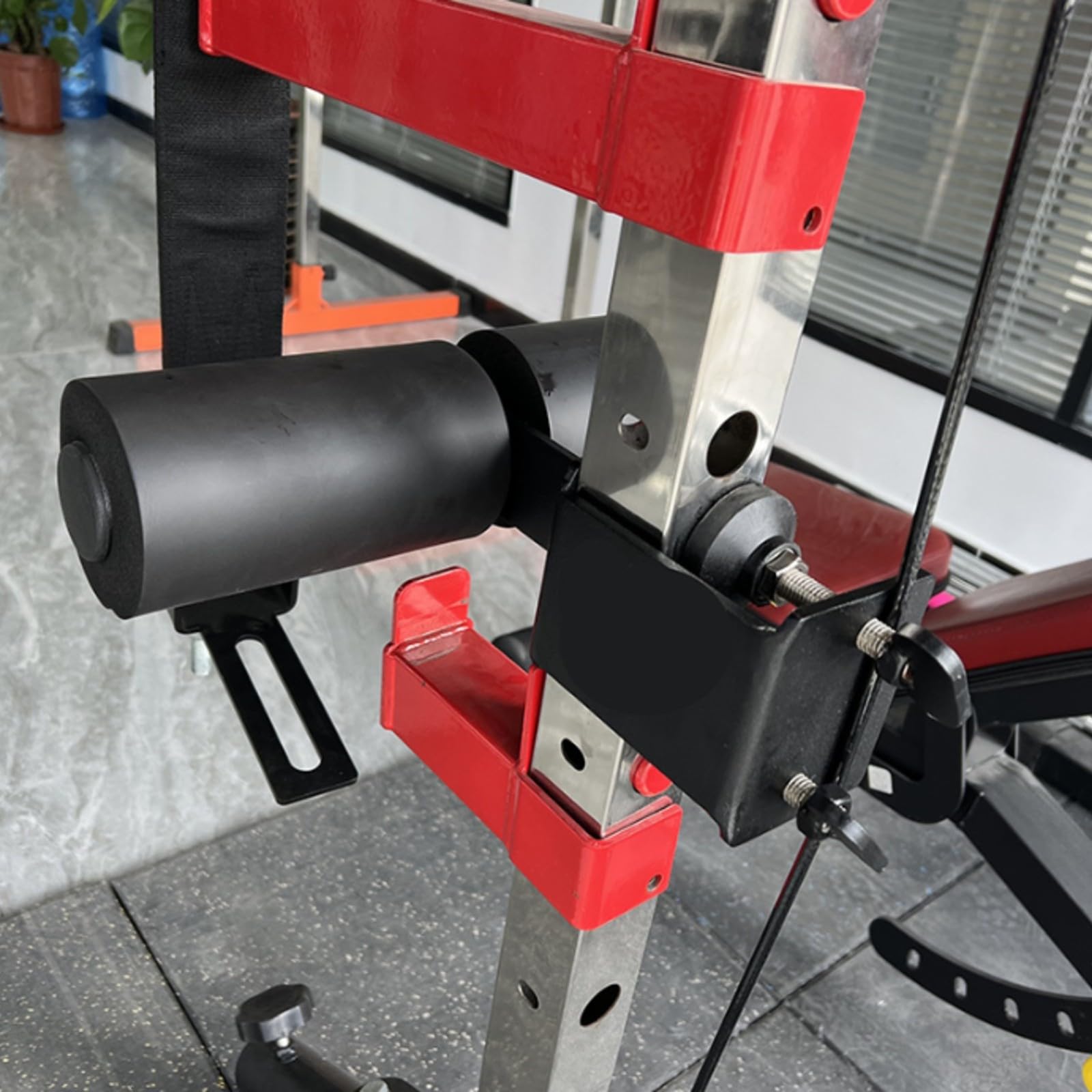 Accesorio Gimnasio con Rodillo Acero